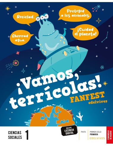 Ciencias Sociales 1.º Primaria. Pauta. Madrid